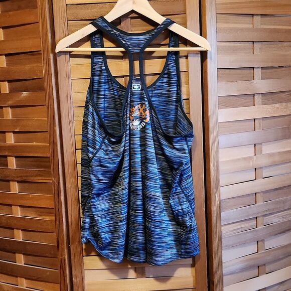 OGIO Endurance Foxy's Bar & Grill Tank Top Women XL Blue Black Gray Polyester - Picture 2 of 6